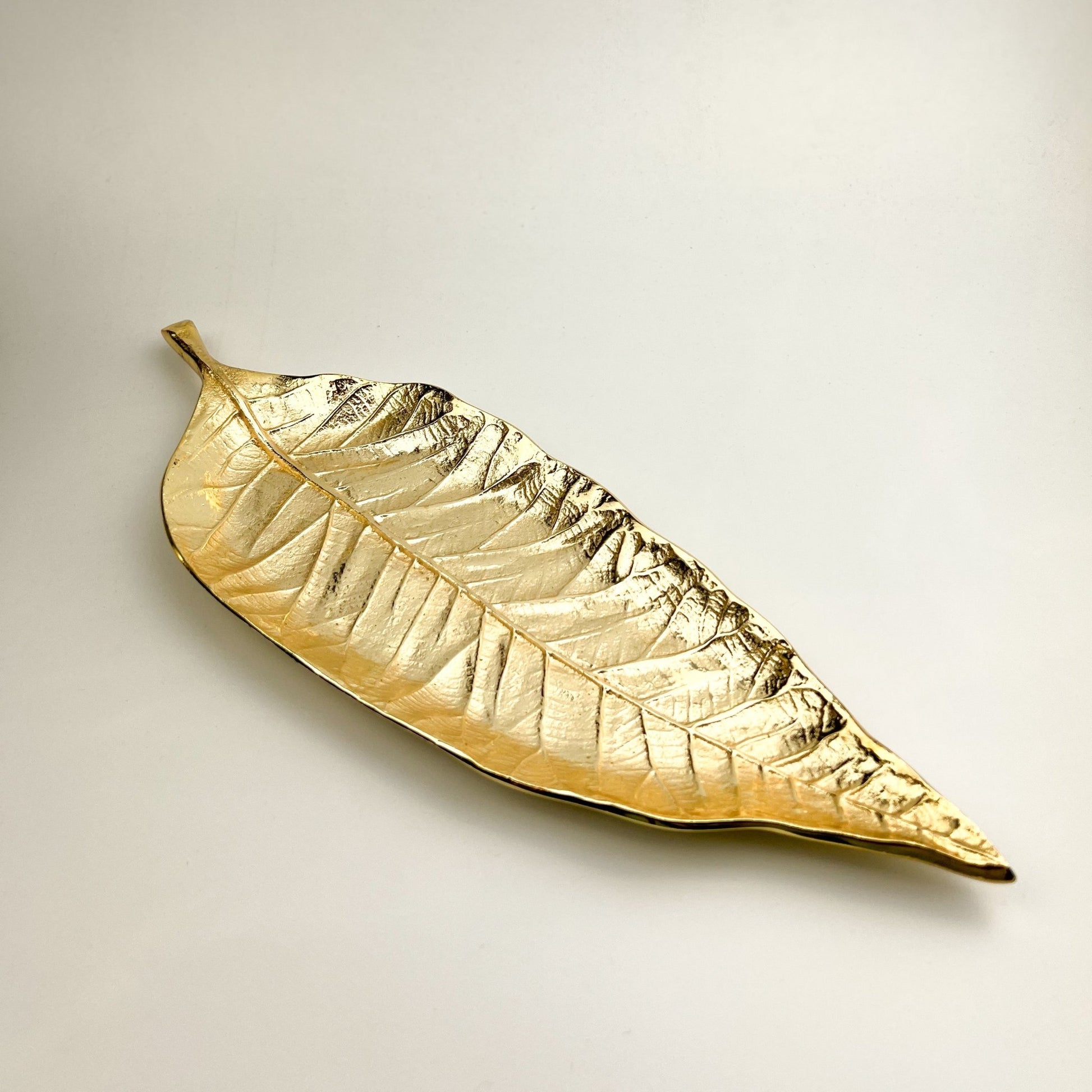 Gold Leaf Dish Platter 