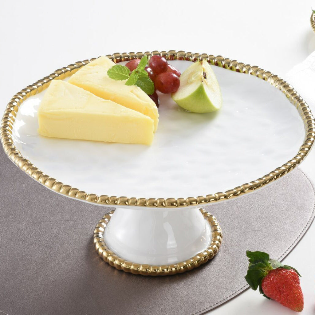Golden Salerno Cake Stand