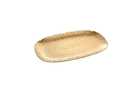 Golden Millennium Platter (X-Large) – hammered gold porcelain serving platter

Luxury extra-large porcelain tray with gold titanium finish

Pampa Bay Golden Millennium X-Large Platter — luxury hammered gold porcelain centrepiece serving platter