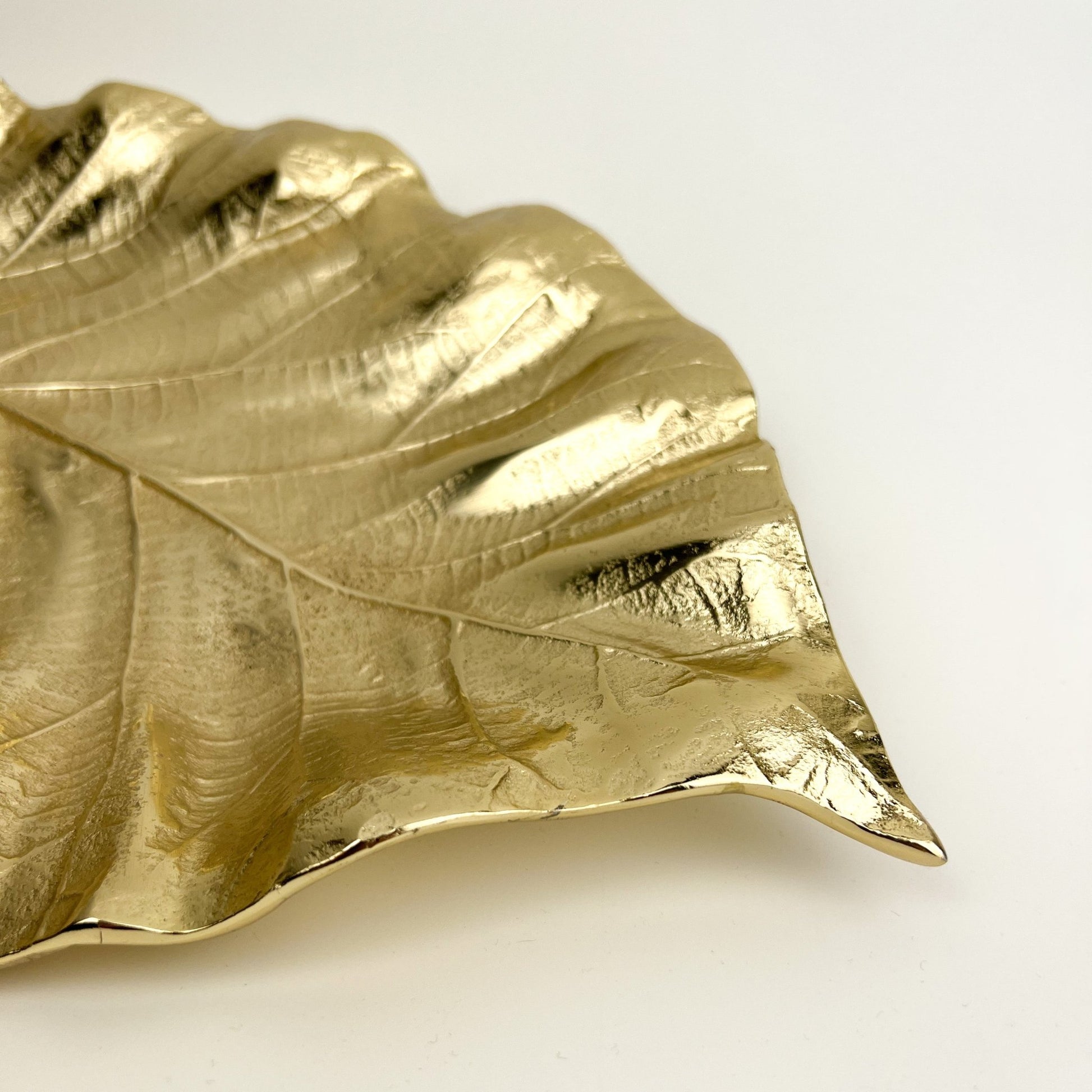 Aurora Gold Leaf Tray | Large luxury gold decorative centrepiece tray UK