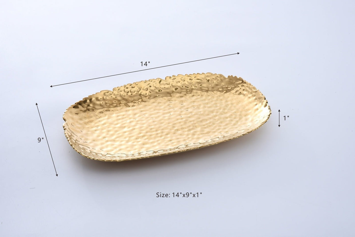 Golden Millennium Platter - Medium - Peak Home Decor