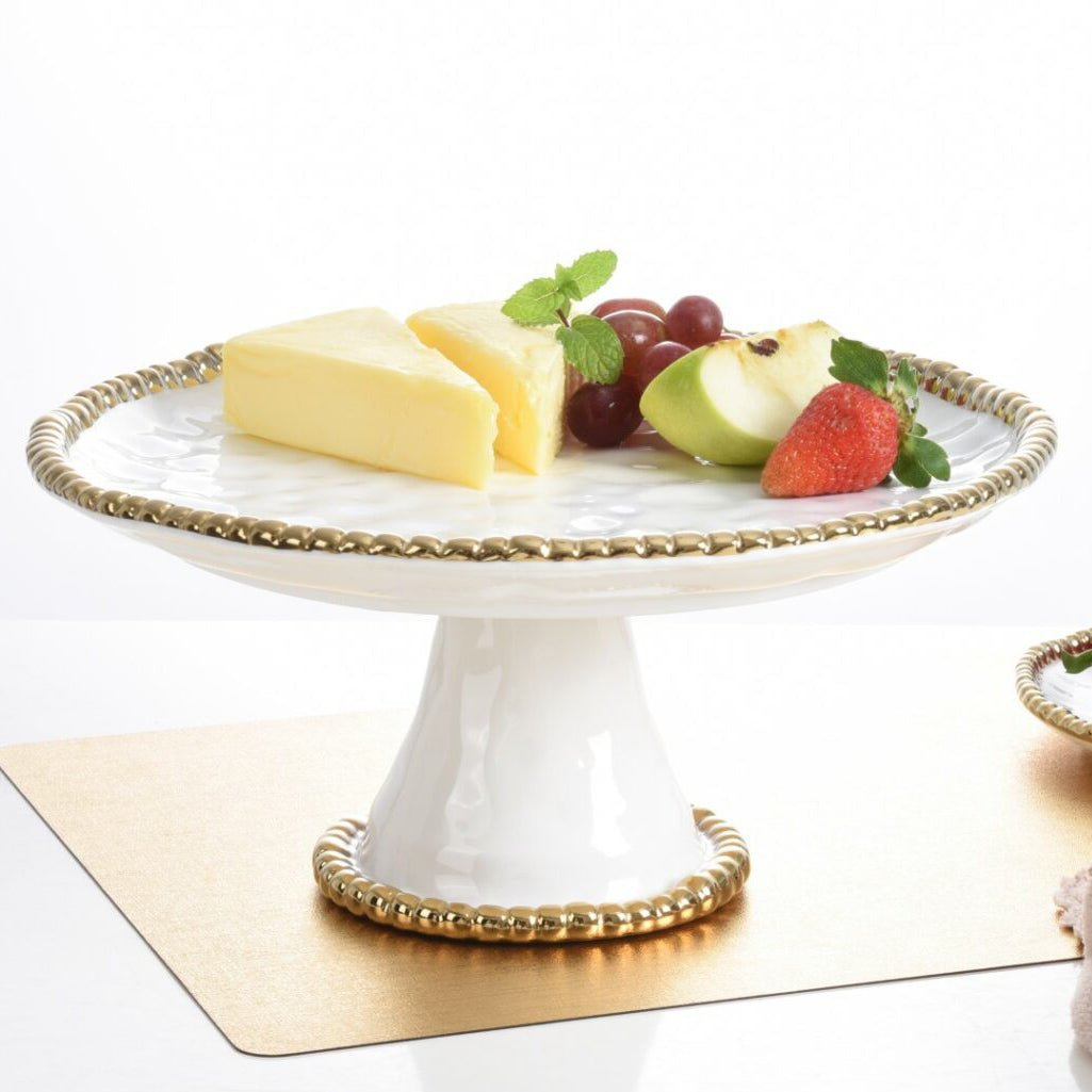 Golden Salerno Cake Stand - Peak Home Decor